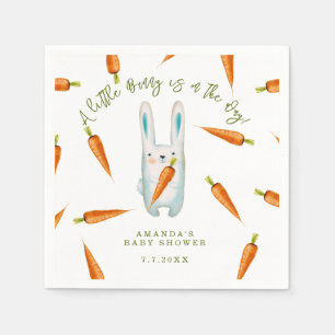 Servilleta De Papel ¡Un conejo está en camino! Baby Shower