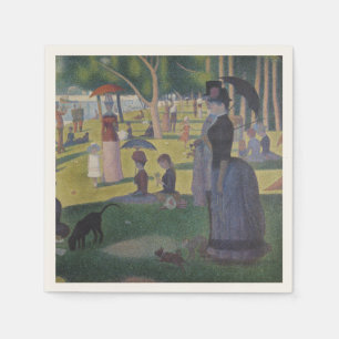 Servilleta De Papel Un domingo en La Grande Jatte, Georges Seurat 1884