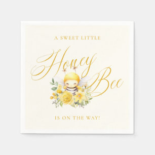 Servilleta De Papel Un dulce baby shower de abejas melíferas