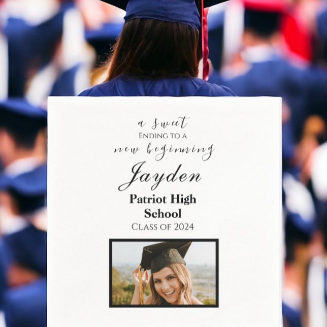 Servilleta De Papel Un dulce final a una nueva foto de graduación (Subido por el creador)