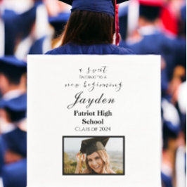 Servilleta De Papel Un dulce final a una nueva foto de graduación