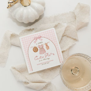 Servilleta De Papel Un Dulce Pastelito Personalizado para Baby Shower