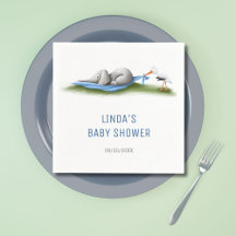 Un elefante moderno lindo Baby Shower