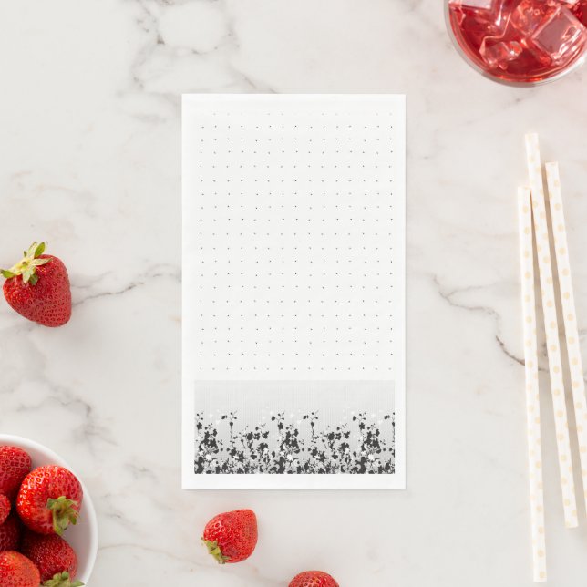 Servilleta De Papel Un fondo blanco limpio con pequeños puntos de disp (In situ)