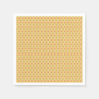 un fondo naranja y amarillo con círculos