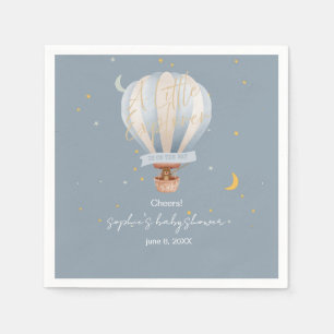 Servilleta De Papel Un Globo Aerostático Explorador Pequeño