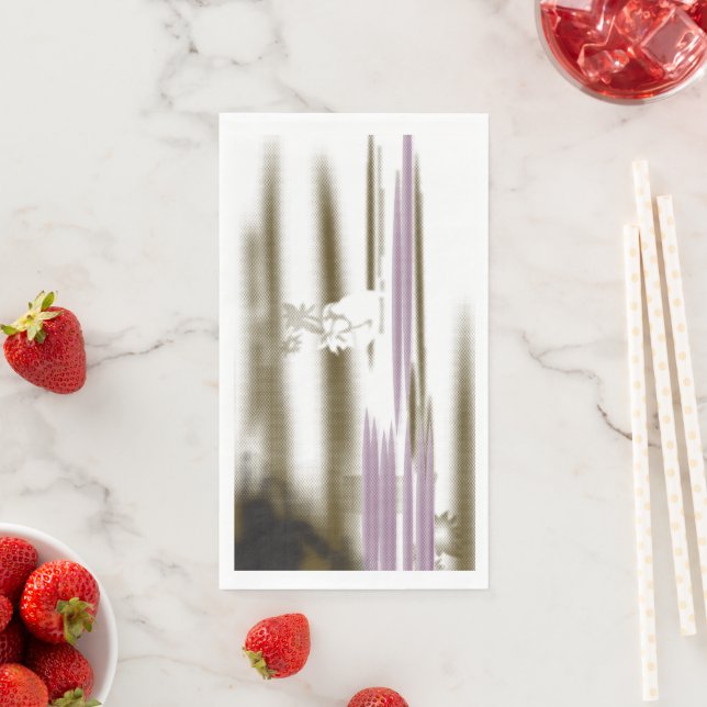 Servilleta De Papel Un lago inmaculado entre la montaña nevada (In situ)