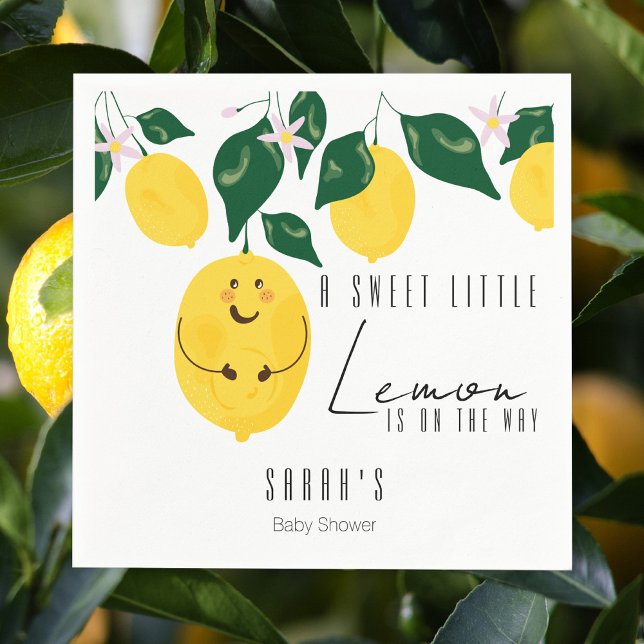 Servilleta De Papel un limón dulce Baby Shower (Subido por el creador)