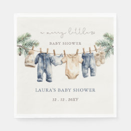 Servilleta De Papel Un lindo Navidad de Baby Shower