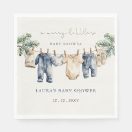 Servilleta De Papel Un lindo Navidad de Baby Shower