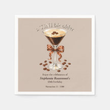 Un Martini Espresso marrón un poco más viejo de 30