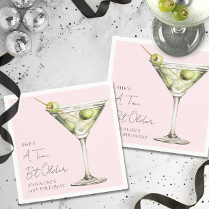 Servilleta De Papel Un Martini Un Poco Más Viejo Fiesta de Cumpleaños