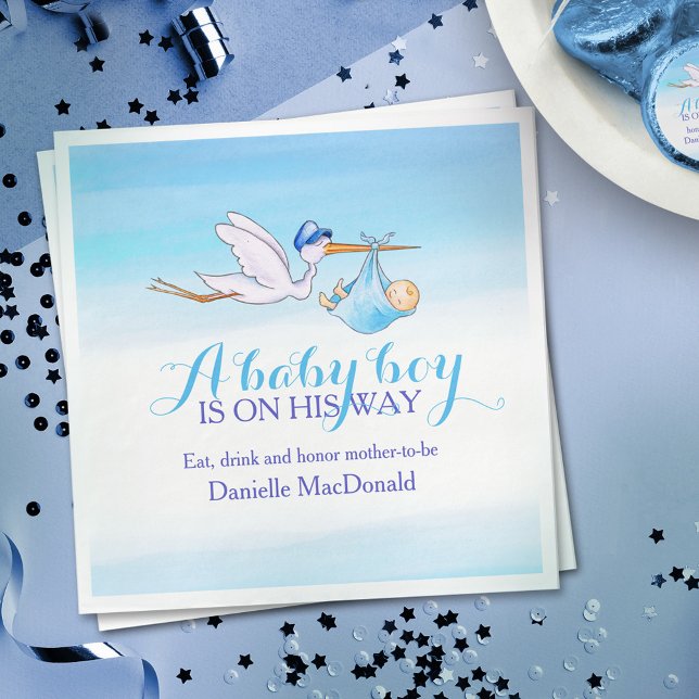 Servilleta De Papel Un niño bebé va camino de las toallas azules (Subido por el creador)