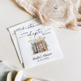 Servilleta De Papel Un Nuevo Capítulo Comienza, Fiesta de Bebé con Tem