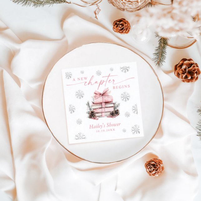 Servilleta De Papel Un Nuevo Capítulo Comienza, Fiesta de Bebé de Invi (Subido por el creador)