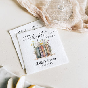 Servilleta De Papel Un Nuevo Capítulo Comienza, Tema de Libro para Fie