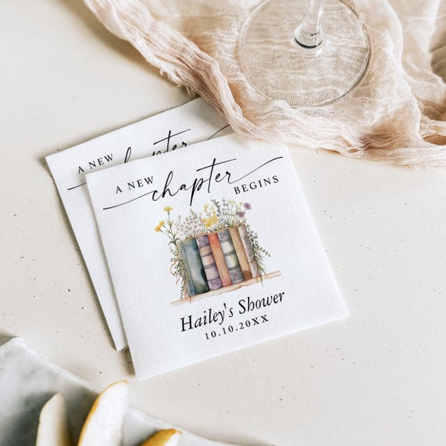 Servilleta De Papel Un Nuevo Capítulo Comienza, Tema de Libro para Fie (Subido por el creador)
