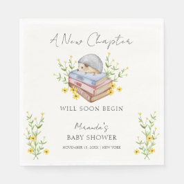 Servilleta De Papel Un nuevo capítulo inicia Baby Shower de la peluque