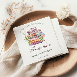 Servilleta De Papel Un nuevo libro de capítulos con ducha de novias