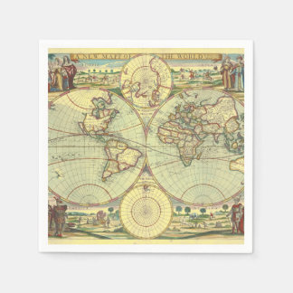 Servilleta De Papel Un nuevo mapa del mundo - Atlas