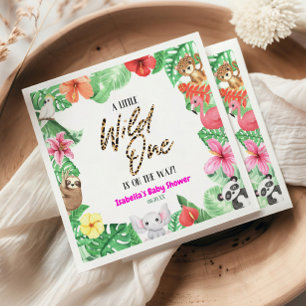 Servilleta De Papel Un pequeño animal tropical salvaje