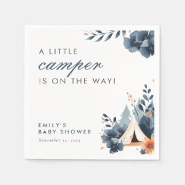 Servilleta De Papel Un pequeño Baby Shower forestal de campanarios