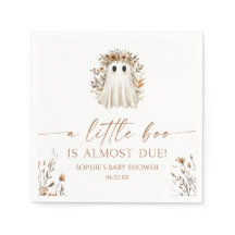 Un pequeño Boo Fantasma Flor salvaje Baby Shower