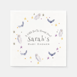 Servilleta De Papel Un Pequeño Boo Se Debe Casi A La Baby Shower De Ha