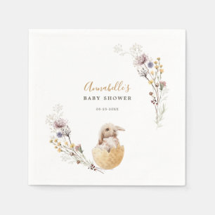 Servilleta De Papel Un pequeño Bunny Easter Baby Shower