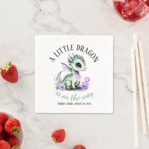 Un pequeño dragón está en camino Baby Shower