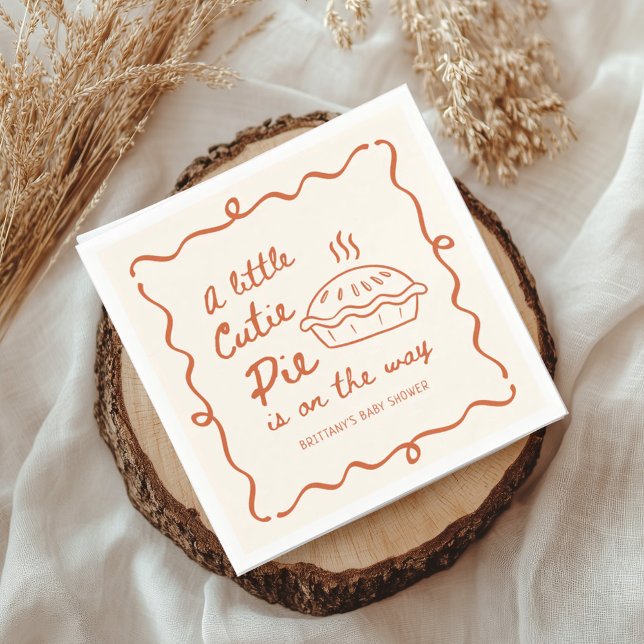 Servilleta De Papel Un pequeño favor de Baby Shower de Pie (Subido por el creador)