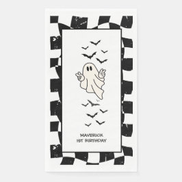 Servilleta De Papel Un pequeño Guay Boo Halloween 1er cumpleaños