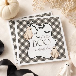Servilleta De Papel Un pequeño Halloween de bebé en cuadros