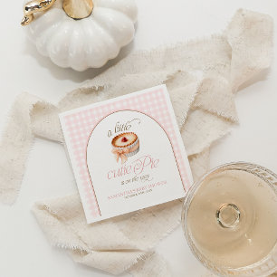 Servilleta De Papel Un pequeño pastelito personalizado para baby showe