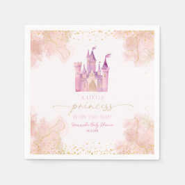Servilleta De Papel Un pequeño Princess Royal Castle Baby Shower