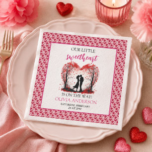 Servilleta De Papel Un pequeño San Valentín
