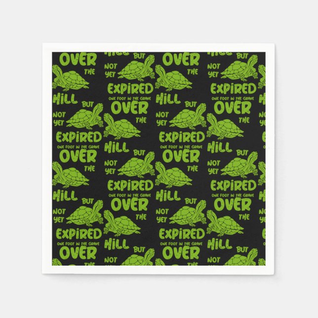 Servilleta De Papel Un Pie En La Tumba (Anverso)