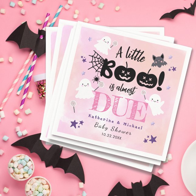 Servilleta De Papel Un poco de baile | Chica de Halloween Baby Shower  (Subido por el creador)