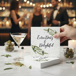 Servilleta De Papel Un Poco De Diversión Martini Soirée