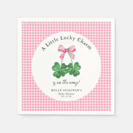 Servilleta De Papel Un poco de encanto Shamrock Baby Shower