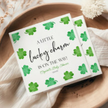 Un poco de encanto verde Baby Shower