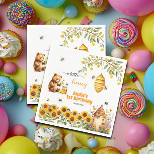 Servilleta De Papel Un poco de miel en cualquier año cumpleaños