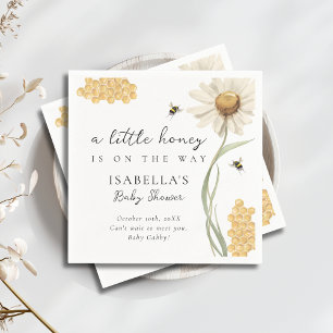 Servilleta De Papel Un Poco de Miel en el Camino Invitación Personaliz