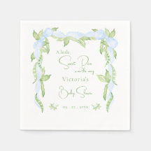 Un poco dulce Pea Blue Boy Baby Shower