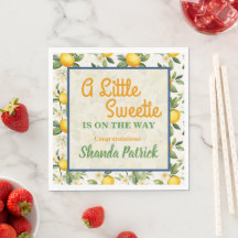 Un poco dulce tema de limón Baby Shower