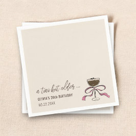 Servilleta De Papel Un poco más viejo Espresso Martini Cumpleaños