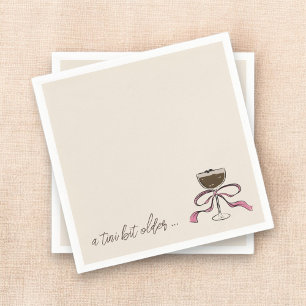 Servilleta De Papel Un poco más viejo Espresso Martini Cumpleaños