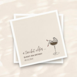Servilleta De Papel Un poco más viejo Espresso Martini Cumpleaños