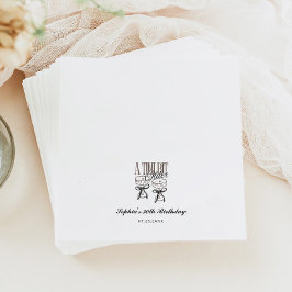 Servilleta De Papel Un poco más viejo Espresso Martini Napkin de cumpl