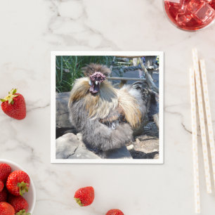 Servilleta De Papel Un Pollo Feo,